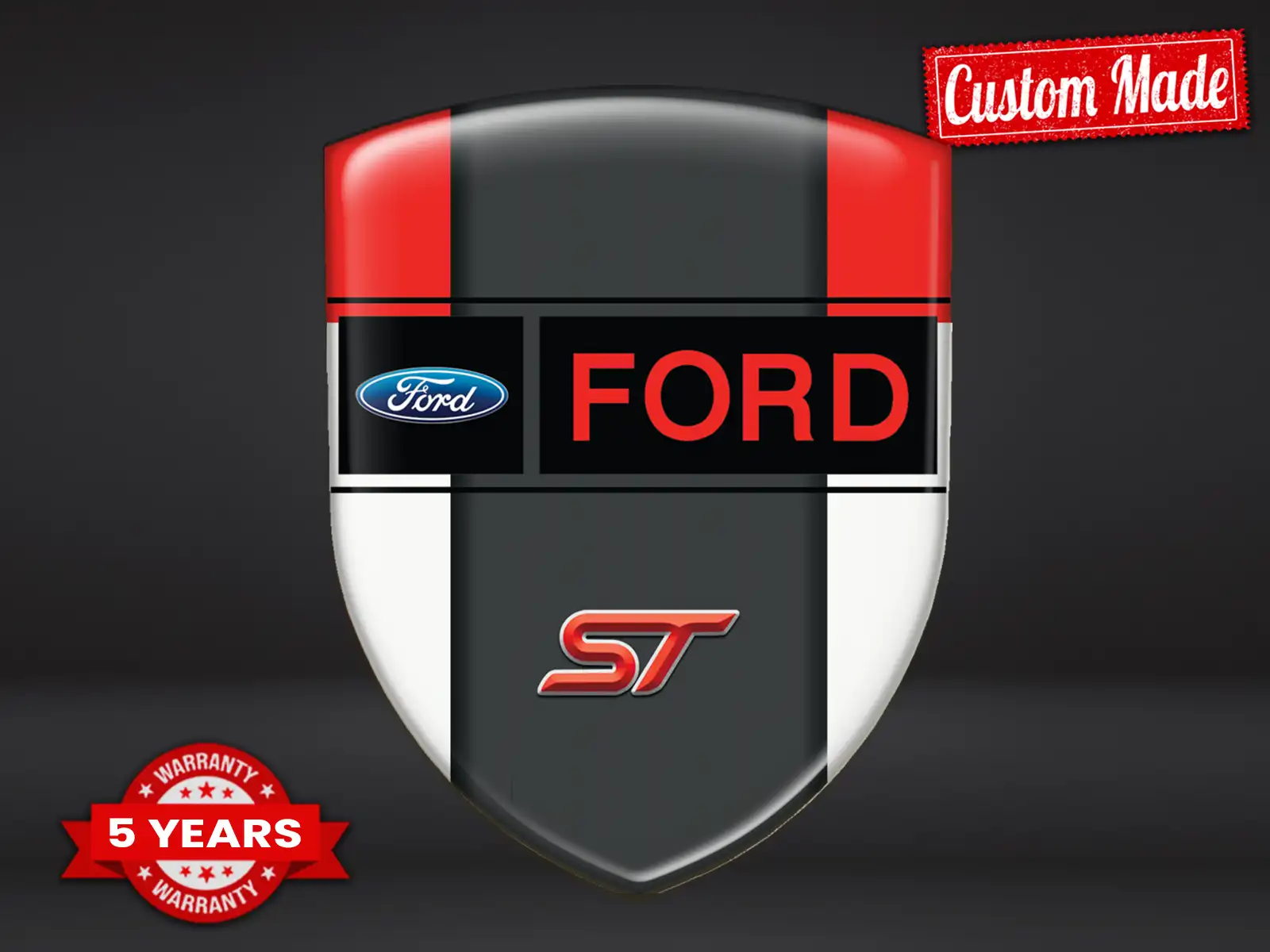 Ford Fensteraufkleber Eigen Max Haltbar Modern Pro Stil